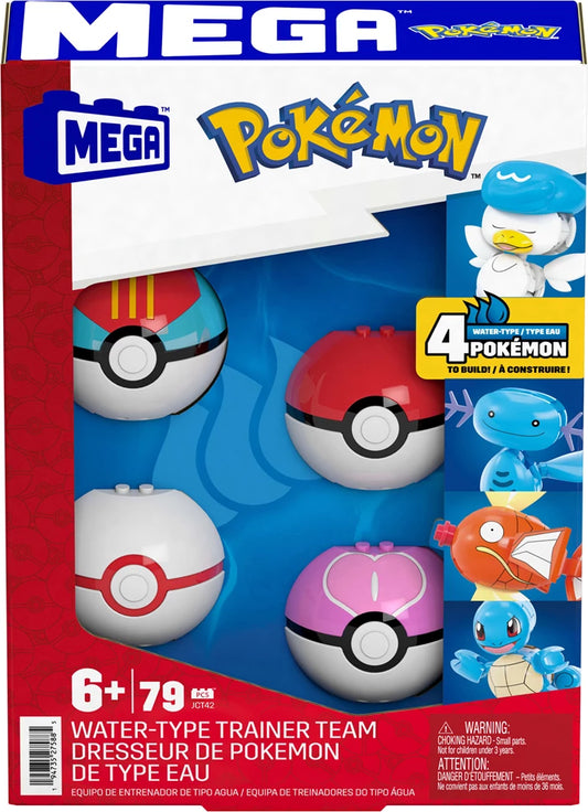 Mega Pokémon Typ Wasser Set