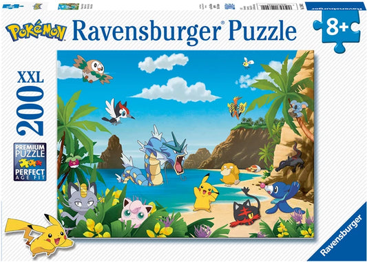 Puzzle Pokémon Schnapp sie Dir alle, 200 Teile XXL, 49x36 cm, ab 8 Jahren