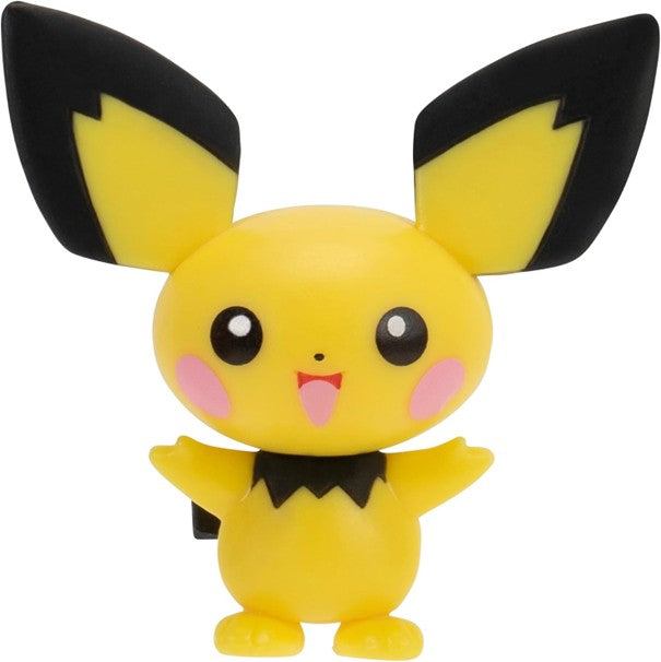 Pokémon Battle Figuren Set - Pichu, Snibunna & Machollo