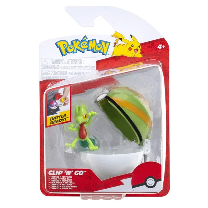 Pokémon Clip 'N' Go Pokéball - Treecko